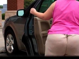 Mom Fat Old - Spying Big Butt - Bend Over